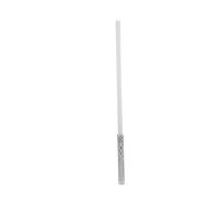 Fabater Espada de Luz LED, Mini Espada de Luz con de Metal 7 Colores Cambian Efectos de Sonido Batería Recargable para Juguetes de Escenario de Cosplay (Silver)
