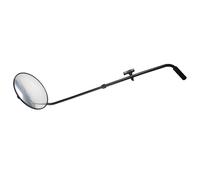 Fabater Espejo de Inspección Debajo del Automóvil con Luz, Telescópico, ángulo Ajustable, Herramienta de Seguridad del Vehículo con Lupa para Inspección del Tren de Rodaje, Junta Abatible de 170°,