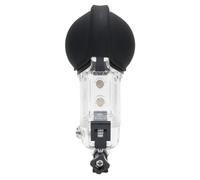 Fabater Estuche de Buceo para Cámara de Acción con Lente Transparente de 360° a Prueba de Agua 50 M/164 Pies Protector de Buceo Subacuático para X5 Negro