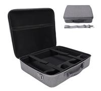 Fabater Estuche Rígido Apto para Consola de Juegos Slim, Controladores Dobles y Fuente de Alimentación, Protector Rígido Portátil, Estuche Protector para Consola de Juegos (Grey)