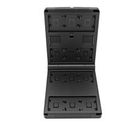 Fabater Estuche y Soporte para Tarjetas de Juego, Diseño Duradero de ABS y Silicona para OLED, Capacidad para 12 Tarjetas de Juego, Portátil para Viajes