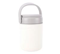 Fabater Fiambreras, Recipientes para el Almuerzo Tarro de Comida Caliente de Boca Ancha, Acero Inoxidable 304 con Aislamiento Al Vacío, Fiambreras Apilable a Prueba de Fugas (Gris con 1 caja)