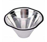 Fabater Filtro de café Reutilizable Apto para Goteros Kalita Wave 185 y Cafeteras de 8 Tazas, Malla de Acero Inoxidable, Filtro de Metal para Elaboración Sostenible sin Papel