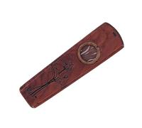 Fabater Flauta Kazoo de Madera Instrumento de Viento de Madera para Guitarra Acompañamiento de Ukelele - Diafragma de Armónica Fácil de Tocar con Anillo Bucal, Compacto y Portátil (#3)