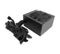 Fabater Fuente de Alimentación ATX de 700 W de Alto Rendimiento con Control Inteligente de Temperatura para Computadoras de Escritorio para Juegos, Malla de Hierro Negra