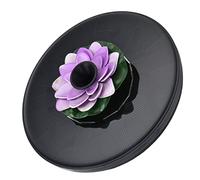 Fabater Fuente Solar Flotante, 4 Estilos de Pulverización Bomba de Energía Solar Mini Fuente de Energía, Bomba de de Jardín con 4 Boquillas para Bebederos para Pájaros Estanques de Jardín Al Aire
