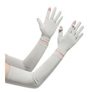 Fabater Guantes Largos para el Sol, UPF50+, Antideslizantes, Desmontables, Transpirables, Guantes de Conducción con Bloqueador Solar, Guantess de Protección para el Brazo