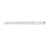 Fabater Guígues de Brecha con Tapa, Calibre Cónico de 0.4-6 Mm, Herramienta de Medición de Agujeros de Espacio de Acero Inoxidable, Regla de Siente de Cuña para