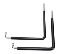 Fabater Herramienta de Ajuste de Ventana Construcción de Acero Extremo de Bola Hexagonal de 4 Mm Llave TX15 Llave Tensora de Equilibrio de Ventana para Profesionales de Reparación 2 Piezas