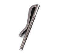 Fabater Herramienta de Bricolaje Plateado Langable de Salto de Salto de Dinero para el Titular de la Tarjeta de Crédito de la Bolsa Breve de Cuero 5 Piezas