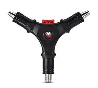 Fabater Herramienta de Compresión Coaxial Cabeza F para Pelacables Coaxial RG6 RG59, Herramienta de Pelado de Conector F con Trenza Acampanada para una Fácil Inserción de Cable, Protección de Dedos,