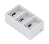 Fabater Hub de Cargador de Batería de 3 Bahías para Mini3, Concentrador de Cargador de Batería de Drones Bidireccional, Accesorio para Mini4 para Mini3 Pro