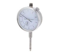 Fabater Indicador de Prueba de Dial Mecánico de Alta Precisión Indicador de Dial Tipo Puntero de 0,01 Mm Movimiento de Latón a Prueba de Golpes de Acero Inoxidable para Medición de Máquina Error de