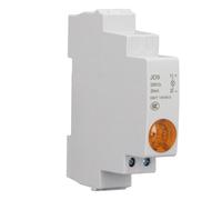 Fabater Indicador LED de Riel DIN, Lámpara de Señal Luminosa JD9 230 V CA CC para Sistemas de Control de Circuitos con Tamaño Compacto Fácil Instalación Material de PC IP20 (YELLOW)