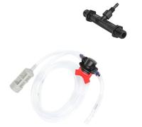 Fabater Inyector de Fertilizante, Inyector de Fertilizante para Riego por Goteo con Tubo de Agua, Dispositivo Plástico Eficiente para Césped, Jardín y Agricultura de Invernadero (1/2 pulgada)