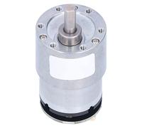 Fabater JGB37-520 Motor de Engranaje de Reducción de Velocidad de 12 V CC con Codificador, Motor de Engranaje de CC Micro Eléctrico Salida de Fase AB Avance hacia Atrás Carcasa de Metal Completa