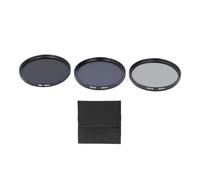 Fabater Juego de Filtros ND, ND2, ND4, ND8, Filtro de Lente de Cámara con Atenuador Variable, Filtros Polarizadores Circulares, Reduce los Reflejos y el deslumbramiento. (62 mm)