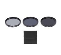 Fabater Juego de Filtros ND, ND2, ND4, ND8, Filtro de Lente de Cámara con Atenuador Variable, Filtros Polarizadores Circulares, Reduce los Reflejos y el deslumbramiento. (49mm)