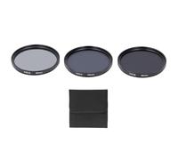 Fabater Juego de Filtros ND, ND2, ND4, ND8, Filtro de Lente de Cámara con Atenuador Variable, Filtros Polarizadores Circulares, Reduce los Reflejos y el deslumbramiento. (55mm)