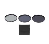 Fabater Juego de Filtros ND, ND2, ND4, ND8, Filtro de Lente de Cámara con Atenuador Variable, Filtros Polarizadores Circulares, Reduce los Reflejos y el deslumbramiento. (72mm)