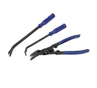 Fabater Juego de Herramientas para Quitar Hebillas de Remaches, 3 uds., con Diseño con Resorte para Quitar Sujetadores, Azul, Ideal para Propietarios de Automóviles