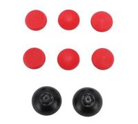 Fabater Juego de Reemplazo de Empuñadura de Pulgar 8 en 1 de Estilo Personalizado para Controladores Pro Pro, Precisión y Comodidad Mejoradas para Largas Horas de Juego (rojo)