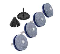 Fabater Kit de Accesorios para Taladro con Afilador de Cuchillas para Cortacésped con Equilibrador, Dispositivo Manual Eléctrico para Taladros Eléctricos, Herramienta de Molienda de Acero con Piedra