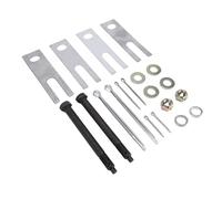 Fabater Kit de Cuñas de Alineación del Brazo de Arrastre Pernos de Instalación Completos Tuercas Pasadores de Chaveta 1963-1967 Reemplazo para C2, Ajusta con Precisión los ángulos de las Ruedas