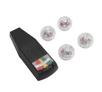 Fabater Kit de Equipo de Caza de Fantasmas Medidor EMF Detector Paranormal con 4 Bolas de Gato Iluminadas Activadas por Movimiento, Medidor de Campo Electromagnético para Investigación Paranormal en