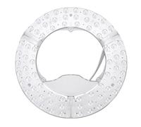 Fabater Kit de Luz de Modernización LED, Panel de Reemplazo de Luz del Ventilador de Techo con 3 Colores Dimmable, Panel de Iluminación para Luces de Descarga de Techo (72W)
