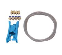 Fabater Kit de Reemplazo de Tubo de PTFE para Impresora 3D con Extrusora de Accionamiento Directo para con Conectores y Cortador para Filamento de 1,75 Mm, Flujo de Filamento Suave [para Impresoras