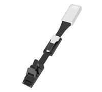 Fabater Luz LED Recargable para Libros, Cuidado de los Ojos con 3 Temperaturas de Color, Cuello de Ganso Flexible de 360°, Luz Ligera con para Lectura (Abrazaderas duales magnéticas)