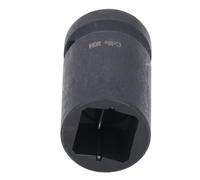 Fabater M24 Cuadrada Toma de Tornillo, 1/2 Pulgada de Accionamiento, | Dado de accionamiento cuadrado, acero al cromo molibdeno, bola con resorte, grabado con láser, para llaves neumáticas