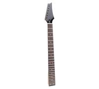Fabater Mástil de Guitarra Eléctrica, Mástil de Guitarra de Madera de Arce de 24 Trastes de 25,5 Pulgadas, Diapasón de Palisandro con Incrustaciones de Puntos Naranjas y Acabado Liso, de Repuesto con