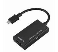 Fabater Micro USB a Adaptador, 1080P, 8 Canales Estéreo, 5 Pines | Convertidor de vídeo para teléfono a TV HD, Plug and Play, señal estable, compatible con Samsung S2 S3 S4 S5 Note, Sony