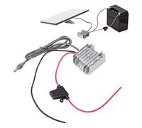 Fabater Mini Adaptador Satelital, 12V/24V a 30V 3,5 A, Mini Kit de Conversión de Fuente de Alimentación Satelital, Convertidor Elevador de CC A Prueba de Agua con Enchufe Macho para