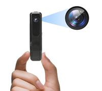 Fabater Mini Cámara, 1080P HD, Recargable, sin Cables, Cámaras Espía Ocultas, Clip Trasero Portátil, Cámara Portátil, Detección de Movimiento y Reducción de Ruido Inteligente