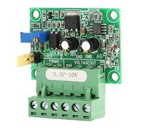 Fabater Módulo Convertidor de Señal PWM de 3,3 V a Voltaje de 0-10 V, Placa PLC Analógica Digital D/A, Entrada PWM de 0-100% a Salida Analógica de 0-10, Fuente de Alimentación de 15-30 CC con