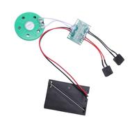 Fabater Módulo de Grabación de Sonido, Módulo de Voz de Música de Grabación de 4 Minutos con Altavoz de 40 Mm para Tarjetas de Felicitación y Manualidades de Bricolaje, de