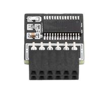 Fabater Módulo TPM2.0, Módulo de Seguridad SPI TPM de 12 Pines con Chip TPM2.0, Compatible con 10 y 11 para Actualización de Placa Base, Ahorro de Energía y Estabilidad