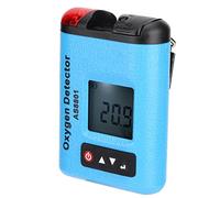 Fabater Monitor de Oxígeno, Detector de Oxígeno Portátil Rango de 0 a 30% Vol Analizador Electroquímico de Monitor de O2 con Alarma Ajustable Batería Recargable para Uso en Laboratorio Industrial