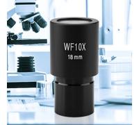 Fabater Ocular de Campo Amplio 10X de 23,2 Mm, Ocular de Microscopio Biológico de Gran Angular DM-WF001, Campo de Visión 50% Más Grande, Imagen Brillante y Clara para Microscopios Compuestos