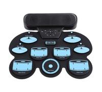 Fabater Pad de Batería Electrónica Recargable con Dos Altavoces y Conexión para Amantes de la Música
