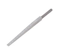 Fabater Palpador de Espacios de Cuña de Soldadura con Calibre Cónico, Herramienta de Medición de Orificios de Acero Inoxidable, Escala 2 de 0,5 a 11 Mm, Galga de Espesores de Precisión Calibrada con