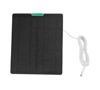 Fabater Panel Solar ETFE Eficiente de 10 W para Cámara de Seguridad de Anillo, Cargador Solar Impermeable para Uso en Exteriores (WHITE)