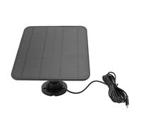 Fabater Paneles Solares para Cámara de Seguridad, Cargador de Panel Solar de 5 W con Montaje Ajustable de 360 grados, IP65 a Prueba de Agua, Cargador USB C, Cable de 9.8 Pies