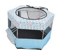 Fabater Parque para Perros y Gatos, Caja de Parto Plegable, Tienda de Campaña Portátil para Viajes en Interiores y Exteriores, Caja de Tienda Multifuncional para Perros, Gatos, Sala de Partos, Fácil
