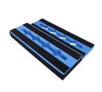 Fabater Pedalboard de Guitarra No con Efectos Múltiples para la Guitarra sin Deslizamiento de Vantos para 6-10 Pedales Azules, Compactos y Estables para Diferentes Lugares