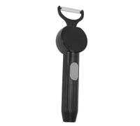 Fabater Pelador de Patatas Eléctrico, 3 en 1, Pelador de Frutas y Verduras Recargable por USB para Manzanas, Patatas, Pepinos, Zanahorias, Peras, Cocina, Viajes, Camping (BLACK)