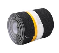 Fabater Peldaños de Tracción Antideslizantes, Paquete de 10 Cintas Antideslizantes con Rayas que Brillan en la Oscuridad, Cinta Adhesiva Abrasiva de Alta Tracción para Escaleras (yo* no lo he visto)